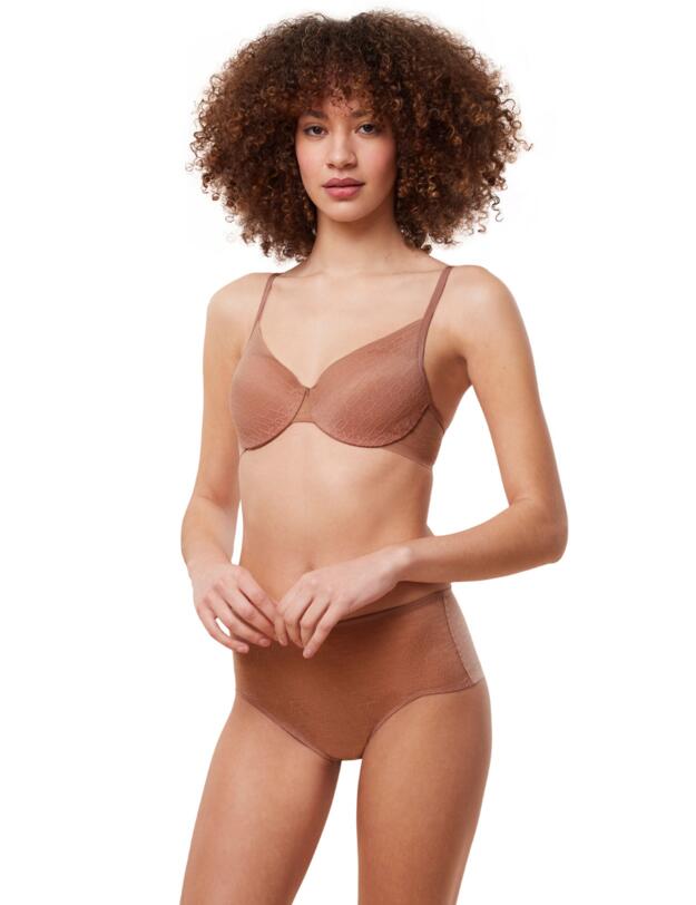 Triumph Signature Sheer Padded Bra Toasted Almond