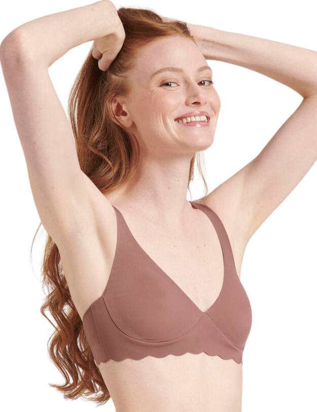  Sloggi Zero Microfibre Bralette Cacao