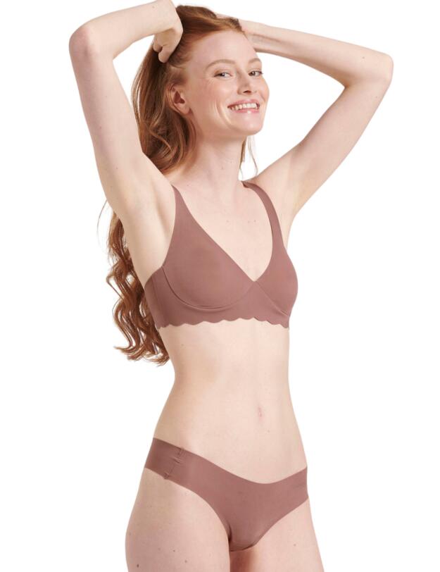  Sloggi Zero Microfibre Bralette Cacao