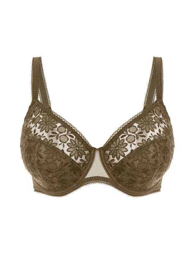 Simone Perele Amazone Full Cup Support Bra Nomad Green