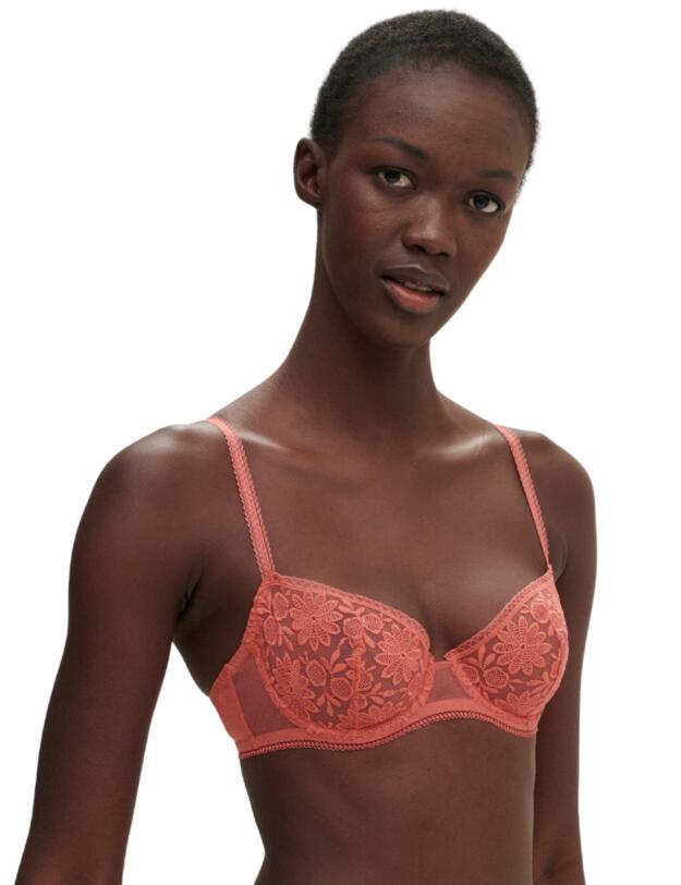 Simone Perele Amazone Half Cup Bra Texas Pink