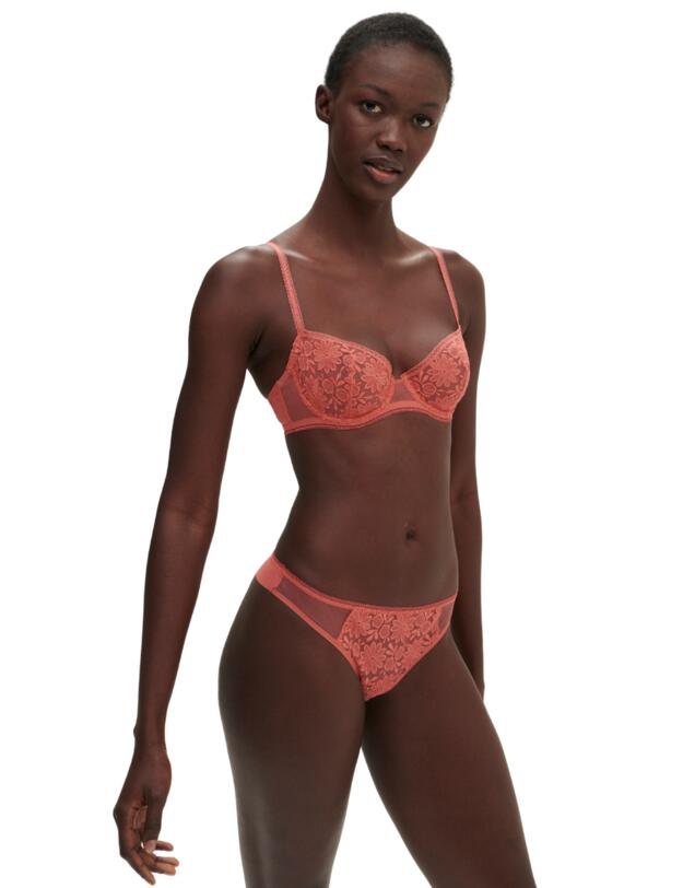 Simone Perele Amazone Half Cup Bra Texas Pink
