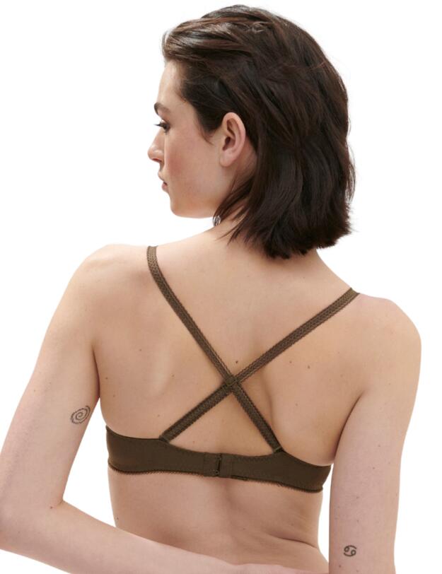 Simone Perele Amazone Half Cup Bra Nomad Green