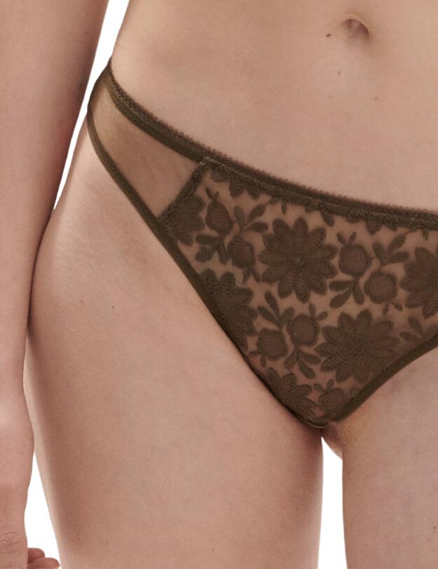 Simone Perele Amazone Tanga Brief Nomad Green
