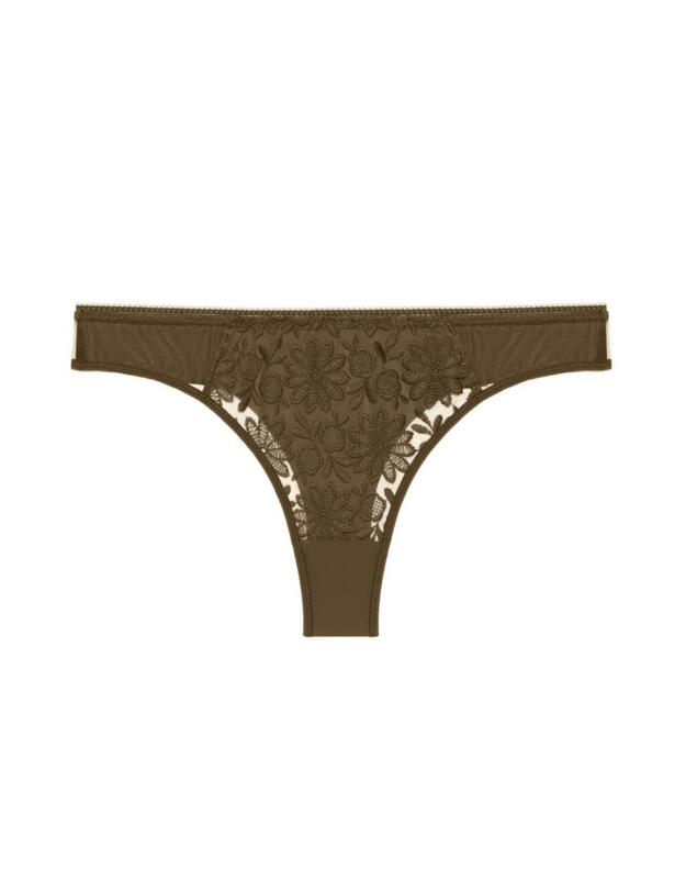 Simone Perele Amazone Tanga Brief Nomad Green