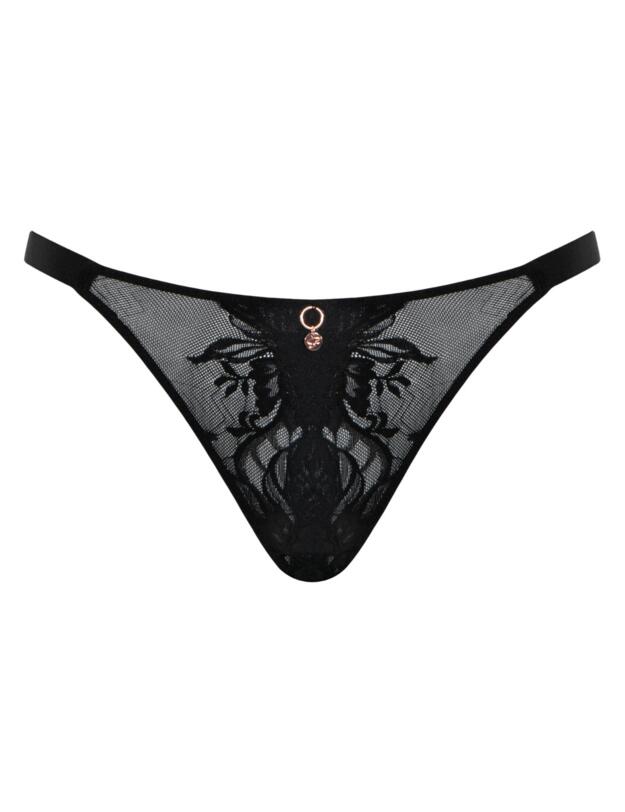 Scantilly by Curvy Kate Unveiled Brazilian Brief Black