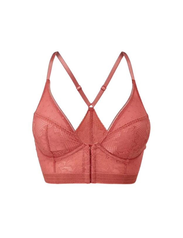 Gossard Boho Lace Bralette Dusty Cedar 