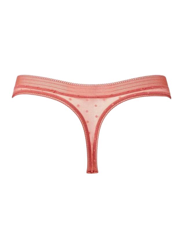 Gossard Boho Lace Thong Dusty Cedar 