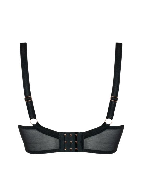 Scantilly by Curvy Kate Sex Education Balcony Bra in Black/Latte