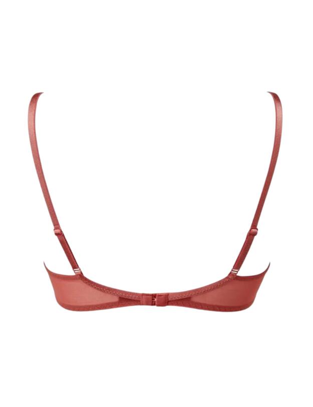 Gossard Boho Lace Padded Plunge Bra Dusty Cedar