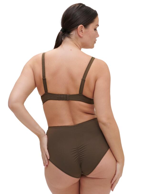 Simone Perele Amazone Deep Brief Nomad Green