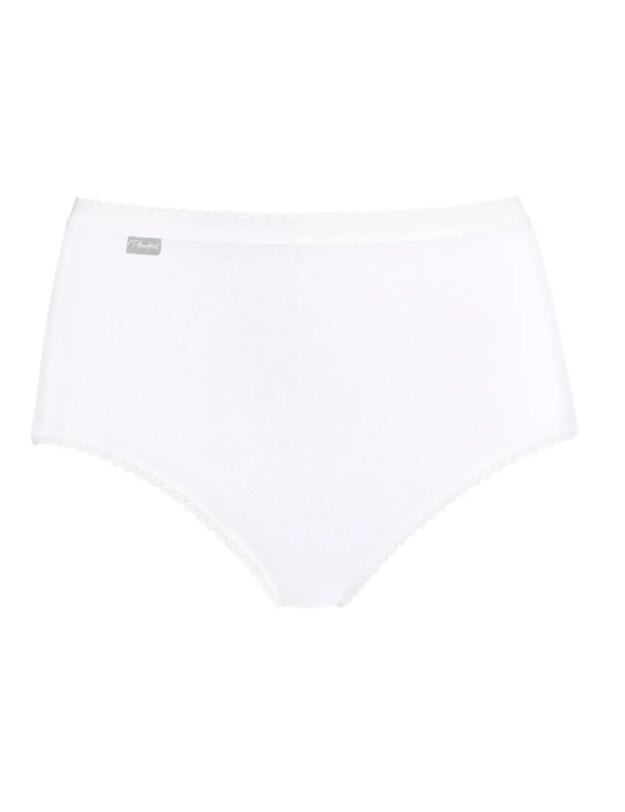 Playtex Stretch Cotton 2 Pack Midi Briefs White