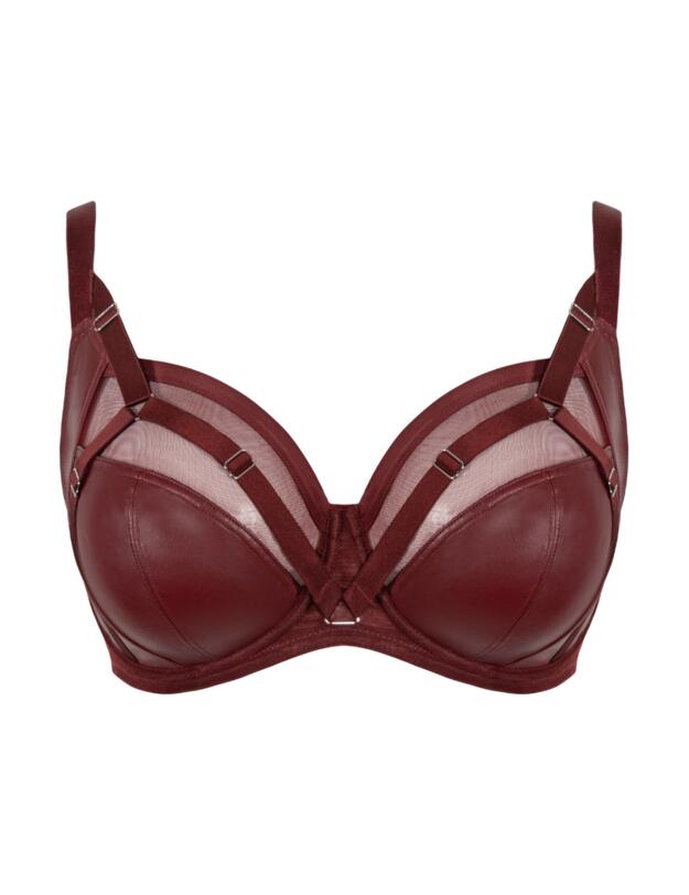 Curvy Kate Enclose Balcony Side Support Bra Oxblood