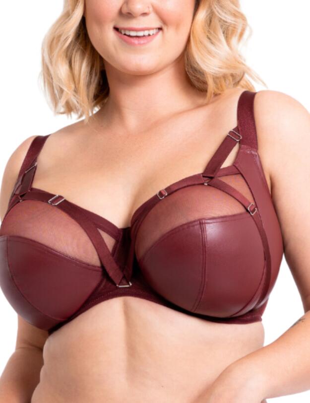 Curvy Kate Enclose Balcony Side Support Bra Oxblood