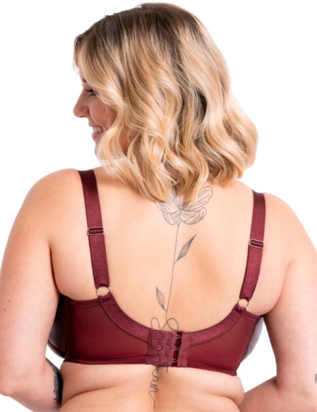 Curvy Kate Enclose Balcony Side Support Bra Oxblood