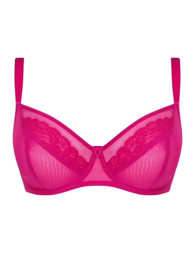 Curvy Kate Eye Spy Balcony Bra in Hot Pink