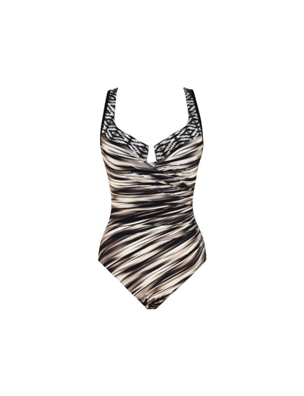 Miraclesuit Warp Speed Padded Swimsuit Black/White