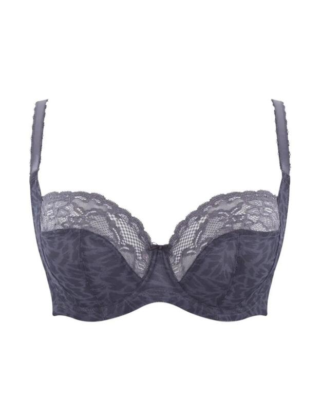 Panache Jasmine Balcony Bra Grey Animal