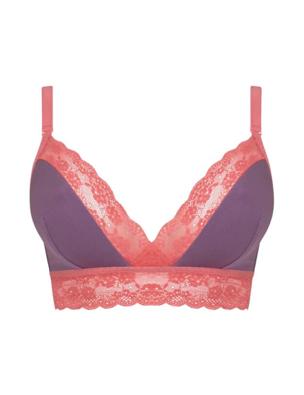 Curvy Kate Twice The Fun Reversible Bralette Purple/Pink