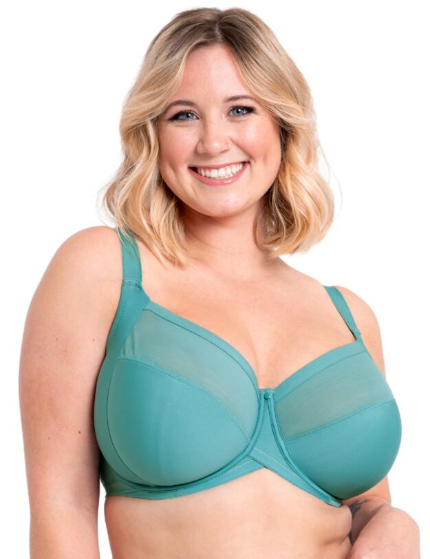 Curvy Kate Wonderfully Full Cup Balcony Bra Mineral Blue