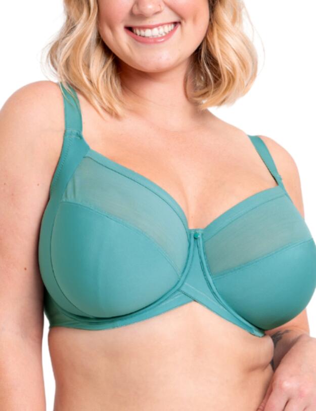 Curvy Kate Wonderfully Full Cup Balcony Bra Mineral Blue