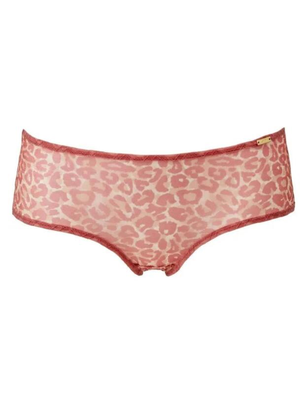 Gossard Glossies Leopard Short Blush/Print 