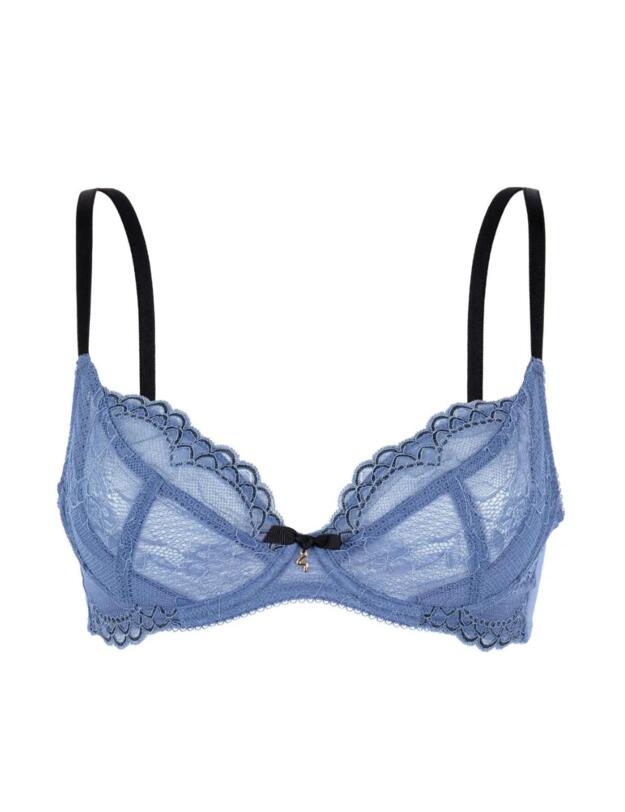 Gossard Superboost Lace Plunge Bra Moonlight Blue