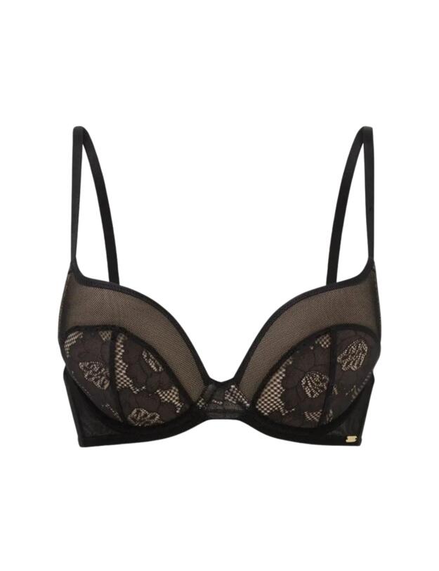 Gossard Femme Padded Plunge Bra Black 
