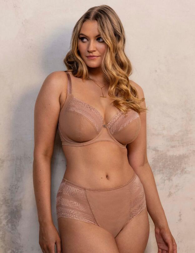 Fantasie Devote Side Support Plunge Bra Cafe Au Lait