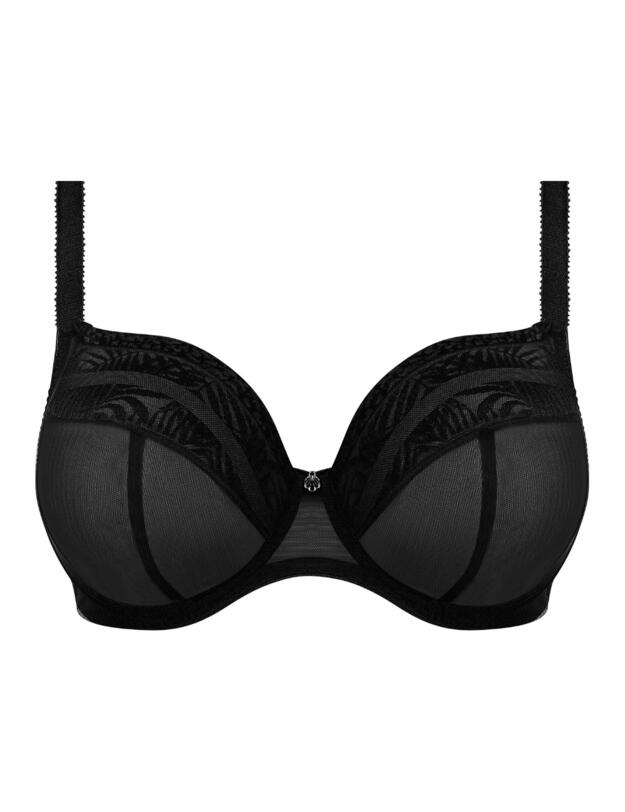 Fantasie Devote Side Support Plunge Bra Black