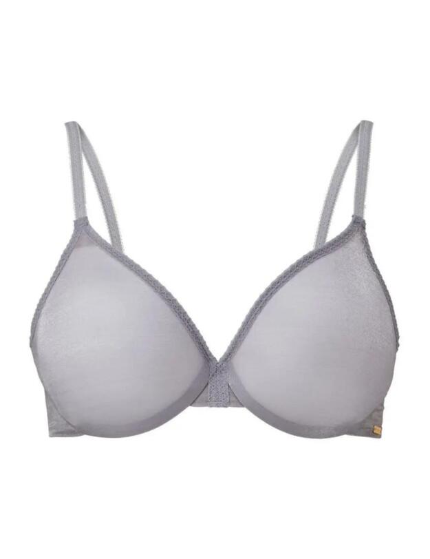 Gossard Glossies Sheer Bra Silver