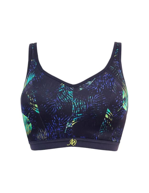 Pour Moi Energy Rush Underwired Sports Bra Navy Fern