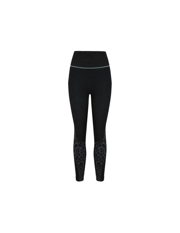 Pour Moi Energy Seamless Sport Leggings Black/Grey/Aqua