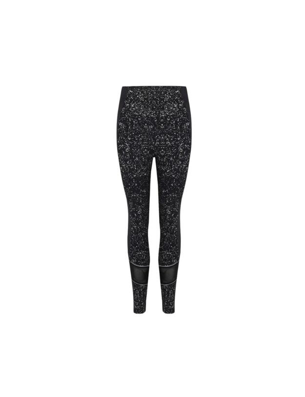 Pour Moi Energy Reflective Mesh Panel Leggings Black/Silver