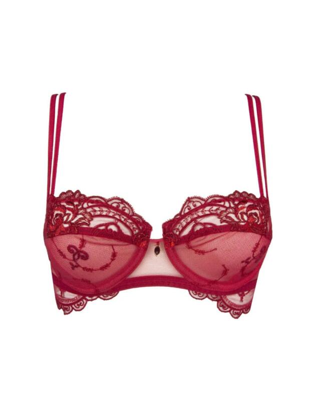 Lise Charmel Tellement Glamour Half Cup Bra So Rubis