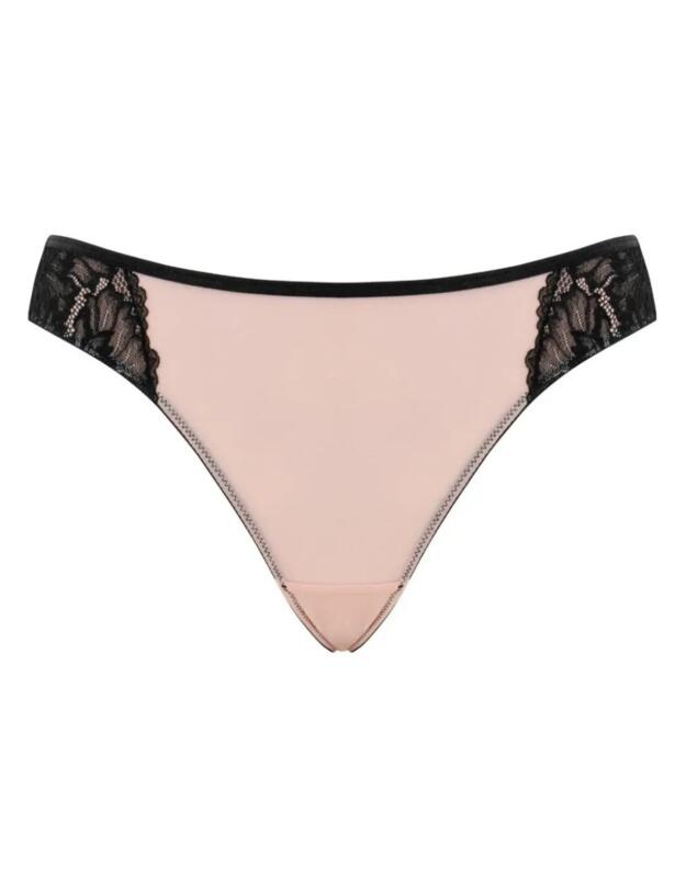 Curvy Kate Emboost Brazilian Brief Black/Pink