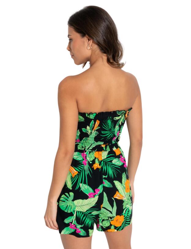 Pour Moi Beach Playsuit Tropical
