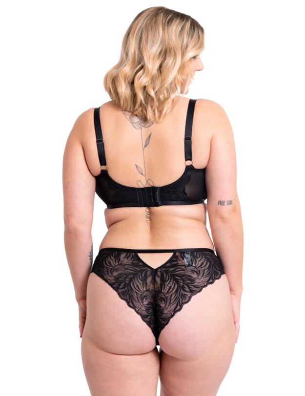 Curvy Kate Lace Daze Padded T-Shirt Balcony Bra Black