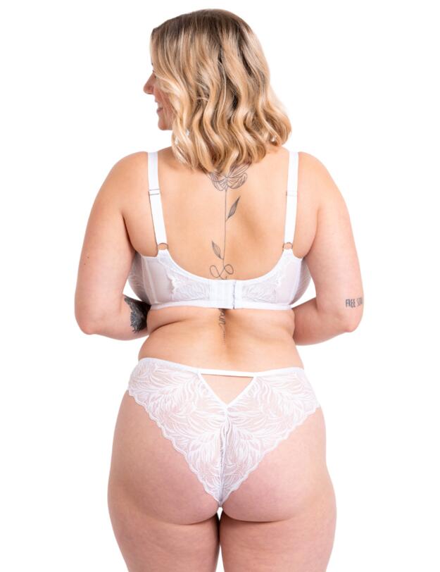 Curvy Kate Lace Daze Brazilian White