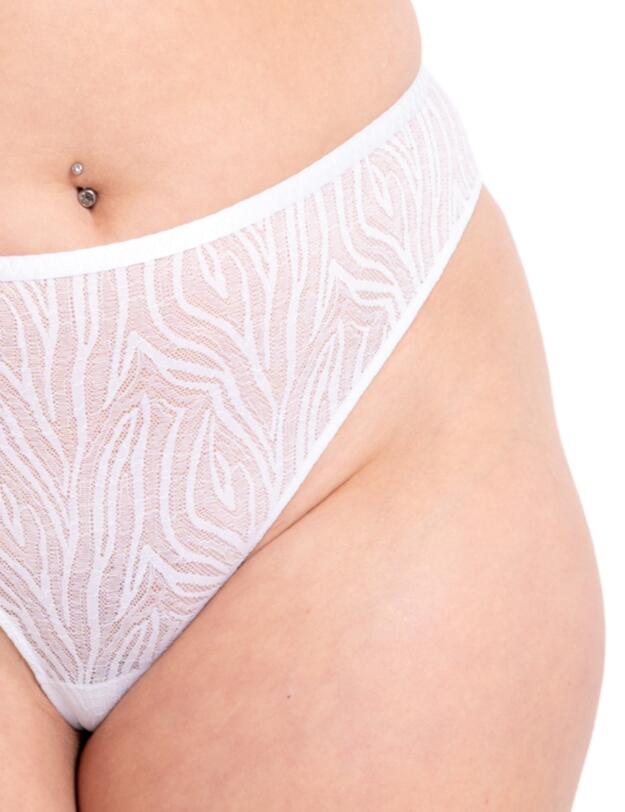 Curvy Kate Lace Daze Brazilian White