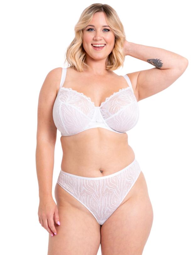 Curvy Kate Lace Daze Brazilian White