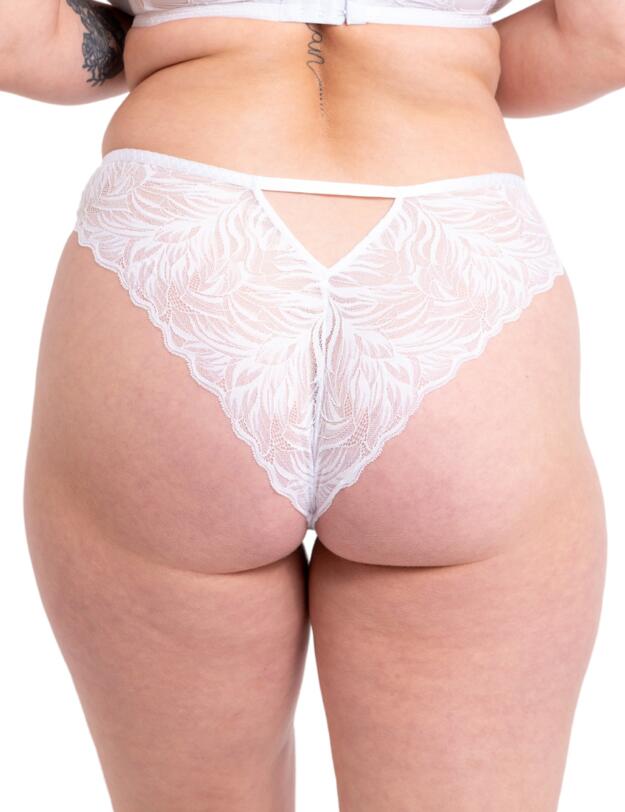 Curvy Kate Lace Daze Brazilian White