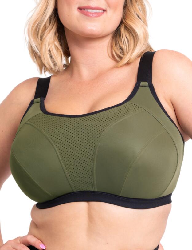 Curvy Kate Everymove Wired Sports Bra Jungle Green/Black