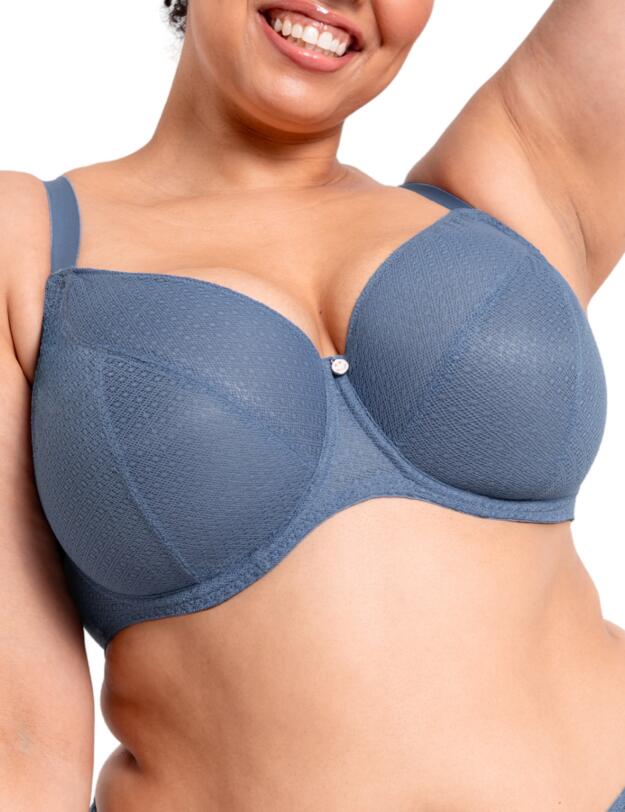 Curvy Kate Happy Boobs & Bum Balcony Bra Denim Blue