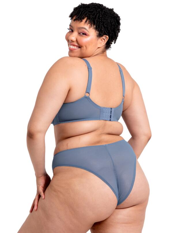 Curvy Kate Happy Boobs & Bum Balcony Bra Denim Blue
