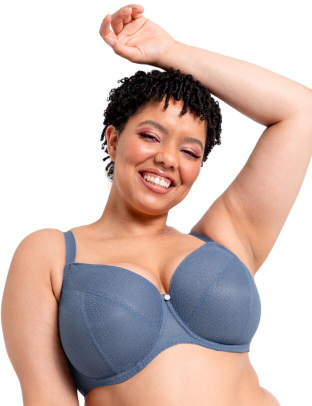 Curvy Kate Happy Boobs & Bum Balcony Bra Denim Blue