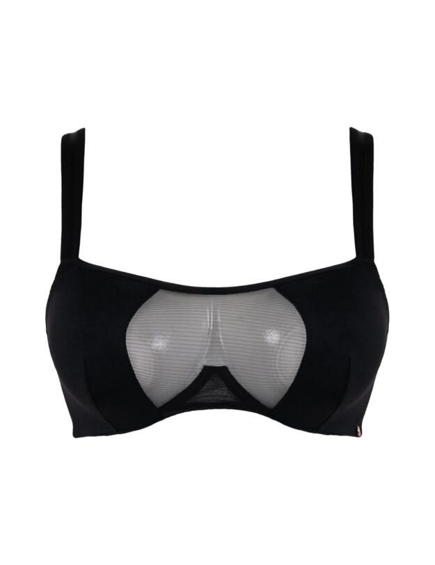 Scantilly by Curvy Kate Swerve Bandeau Bra Black