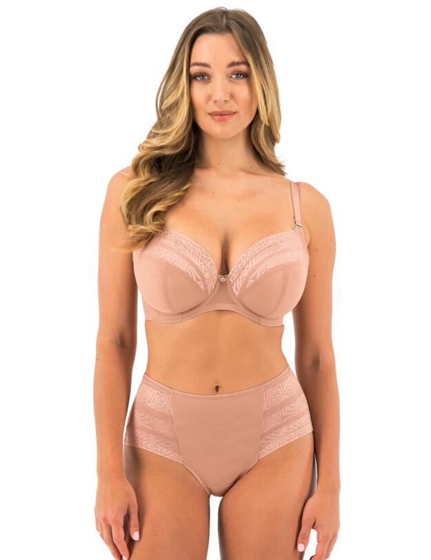 Fantasie Devote Side Support Plunge Bra Cafe Au Lait