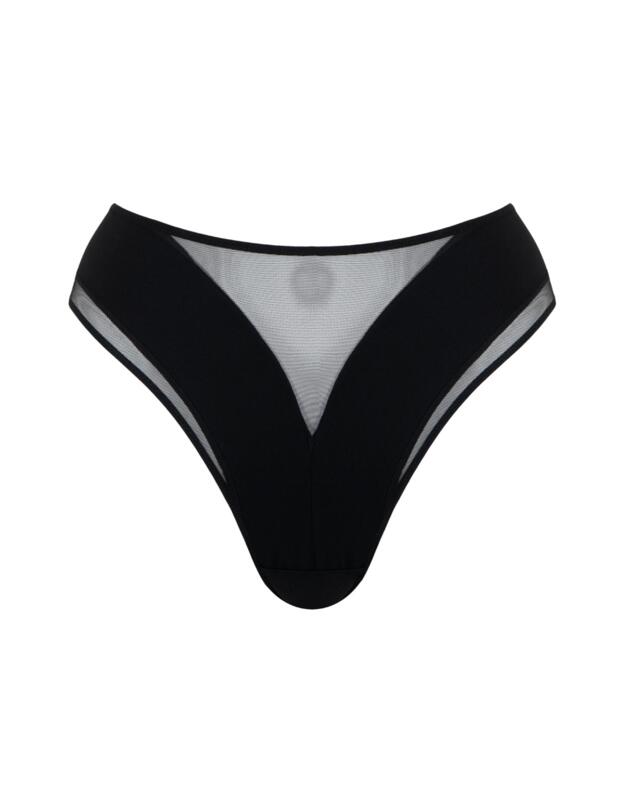Scantilly by Curvy Kate Swerve High Waist Brief Black