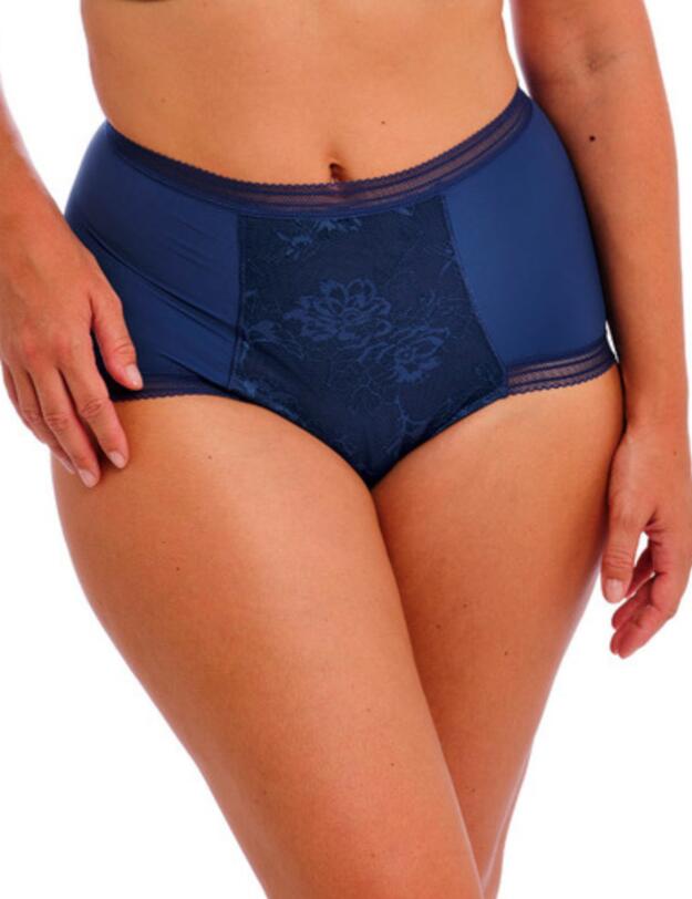 Fantasie Fusion Lace High Waist Brief French Navy